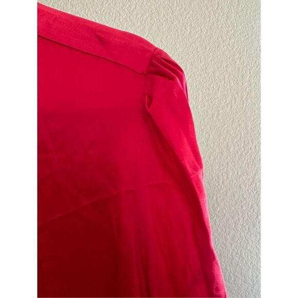 Generation Love 95% Silk Crissy Blouse in Red Size XL - Picture 7 of 12